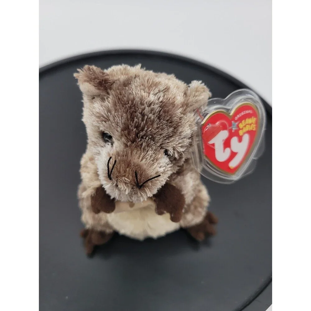 2004 Vintage Ty Beanie Baby CHEESLY Mouse Rat Plush Toy with Tags